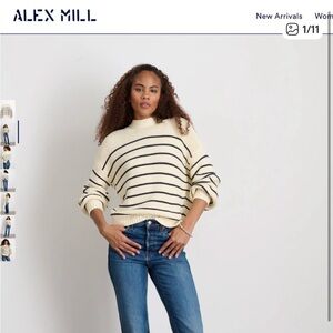 Alex Mill button-back Reversible Women's Sweater